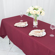 60x102" Premium Polyester Rectangular Tablecloth Wedding Table Linens