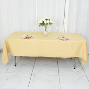 60x102" Premium Polyester Rectangular Tablecloth Wedding Table Linens