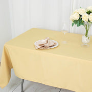60x102" Premium Polyester Rectangular Tablecloth Wedding Table Linens