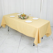 60x102" Premium Polyester Rectangular Tablecloth Wedding Table Linens