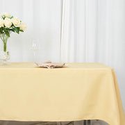60x102" Premium Polyester Rectangular Tablecloth Wedding Table Linens