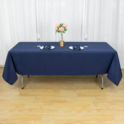 60x102" Premium Polyester Rectangular Tablecloth Wedding Table Linens