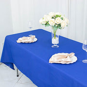 60x102" Premium Polyester Rectangular Tablecloth Wedding Table Linens