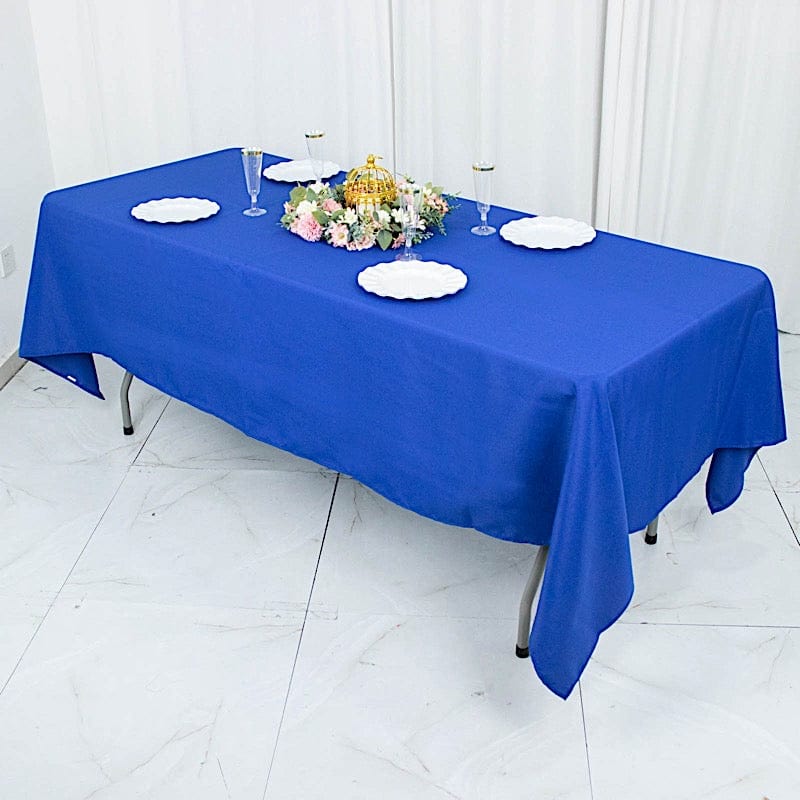 60x102" Premium Polyester Rectangular Tablecloth Wedding Table Linens