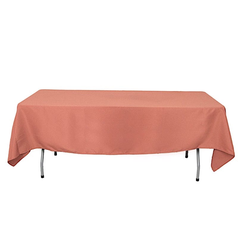 60x102" Premium Polyester Rectangular Tablecloth Wedding Table Linens