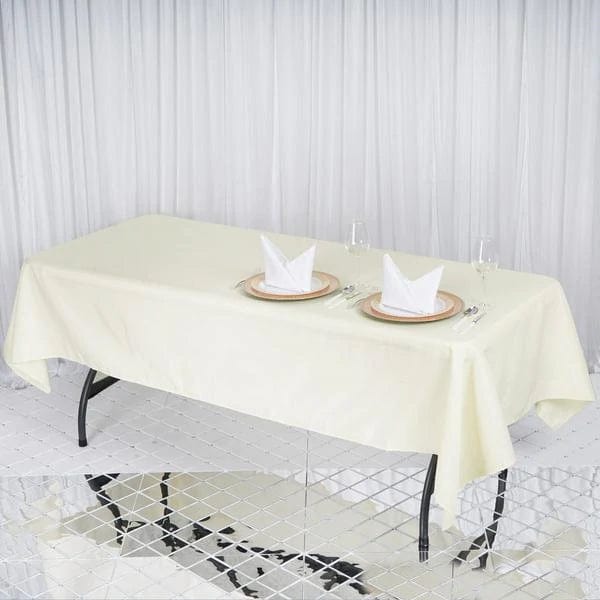 60x102" Premium Polyester Tablecloth Wedding Table Linens