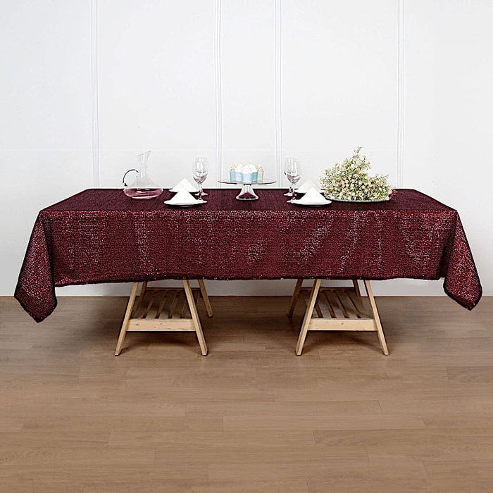 60x102" Sequined Rectangular Tablecloth