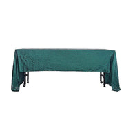 60x126" Sequined Rectangular Tablecloth - Hunter Green TAB_02_60126_HUNT