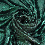 60x126" Sequined Rectangular Tablecloth - Hunter Green TAB_02_60126_HUNT