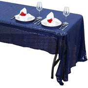 60x126" Sequined Rectangular Tablecloth