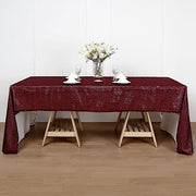60x126" Sequined Rectangular Tablecloth