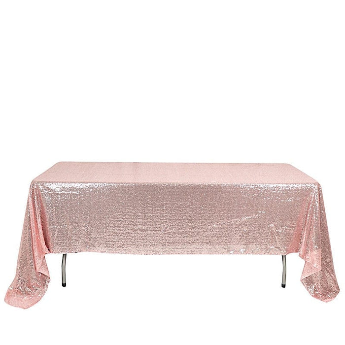 60x126" Sequined Rectangular Tablecloth