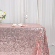 60x126" Sequined Rectangular Tablecloth