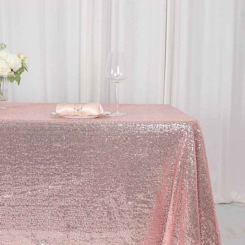 60x126" Sequined Rectangular Tablecloth