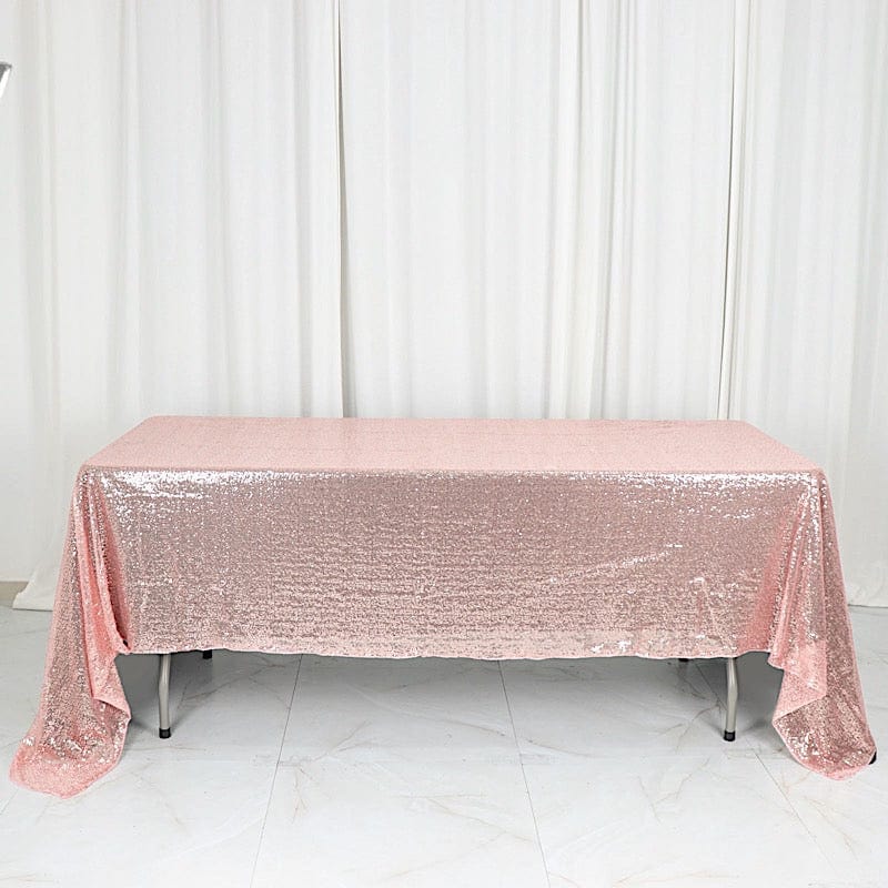 60x126" Sequined Rectangular Tablecloth