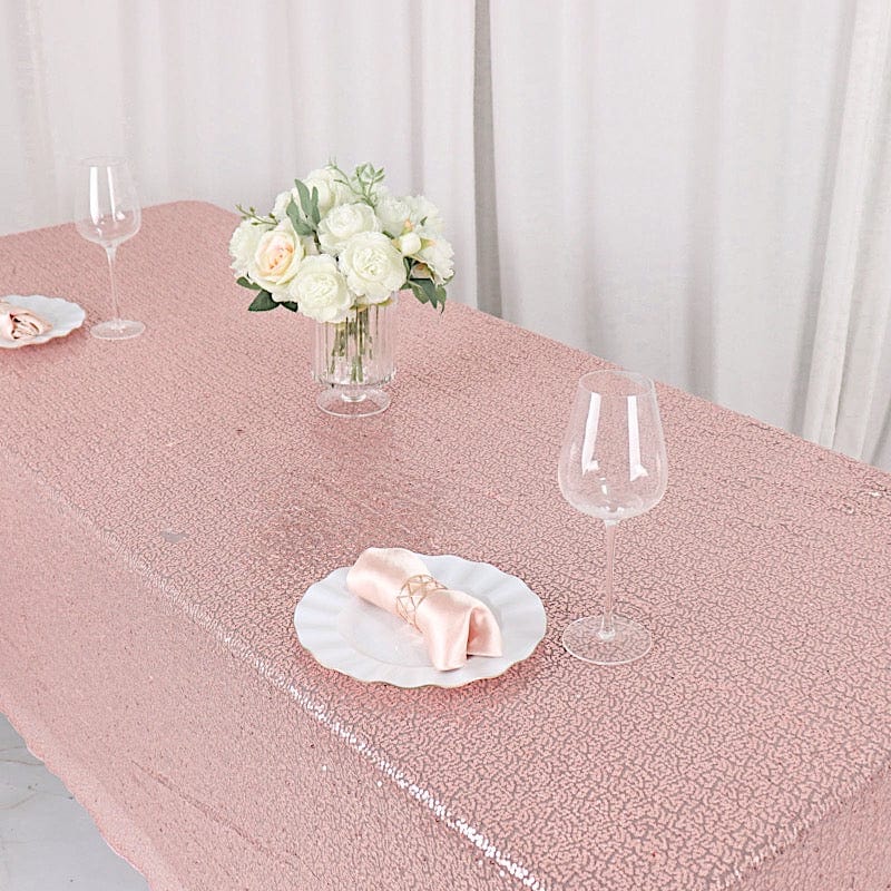 60x126" Sequined Rectangular Tablecloth