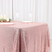 60x126" Sequined Rectangular Tablecloth