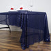 60x126" Sequined Rectangular Tablecloth TAB_02_60126_NAVY