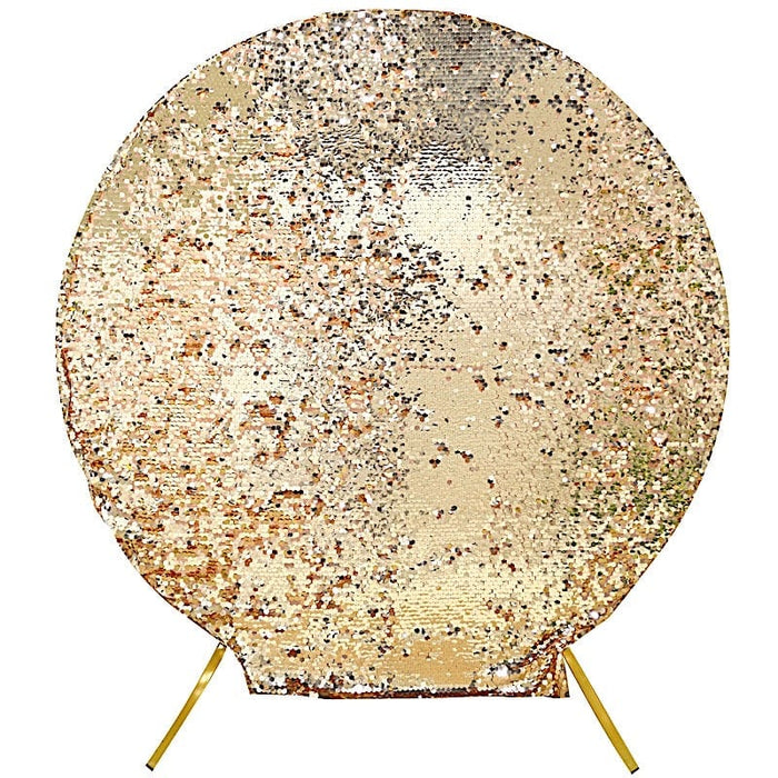 7.5 ft Big Payette Sequin Round Backdrop Stand Cover Wedding Decorations BKDP_STNDCIR1_71_046