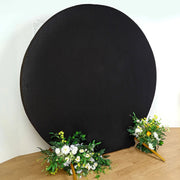 7.5 ft Fitted Spandex Round Backdrop Stand Cover Wedding Decorations