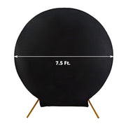 7.5 ft Fitted Spandex Round Backdrop Stand Cover Wedding Decorations