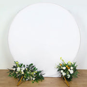 7.5 ft Fitted Spandex Round Backdrop Stand Cover Wedding Decorations