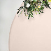 7.5 ft Fitted Spandex Round Backdrop Stand Cover Wedding Decorations