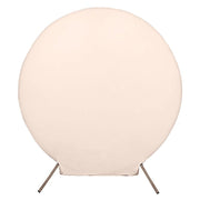 7.5 ft Fitted Spandex Round Backdrop Stand Cover Wedding Decorations
