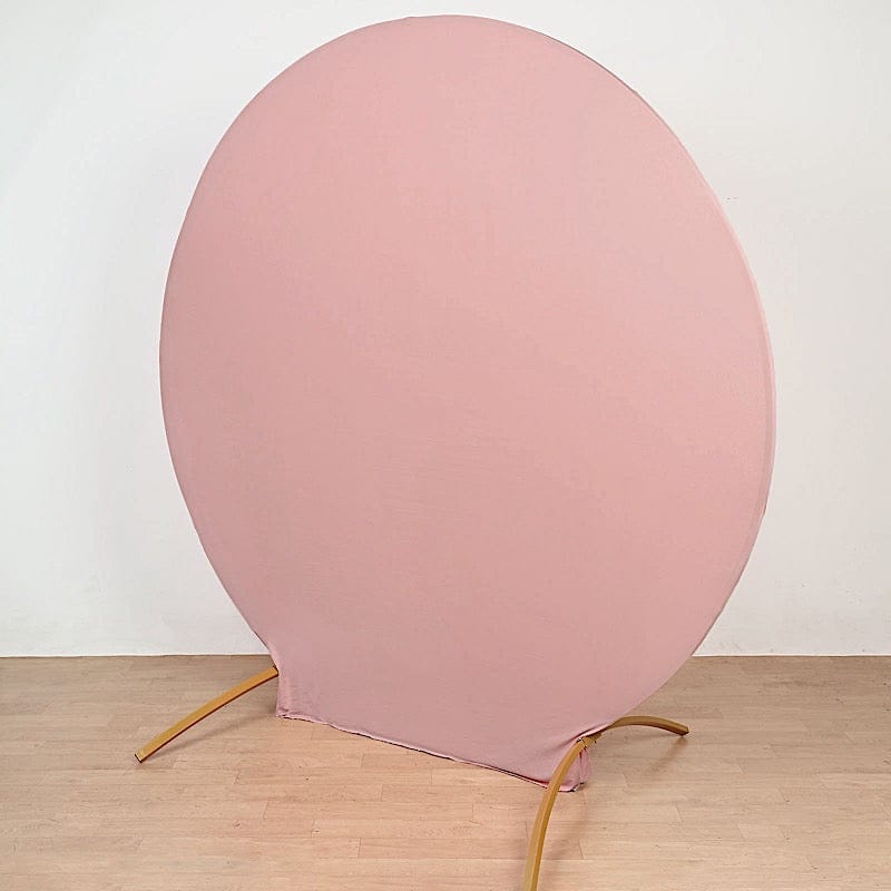 7.5 ft Fitted Spandex Round Backdrop Stand Cover Wedding Decorations