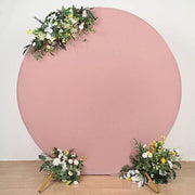 7.5 ft Fitted Spandex Round Backdrop Stand Cover Wedding Decorations