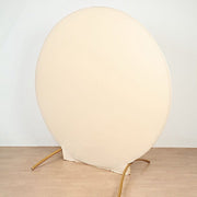 7.5 ft Fitted Spandex Round Backdrop Stand Cover Wedding Decorations