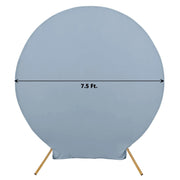 7.5 ft Fitted Spandex Round Backdrop Stand Cover Wedding Decorations