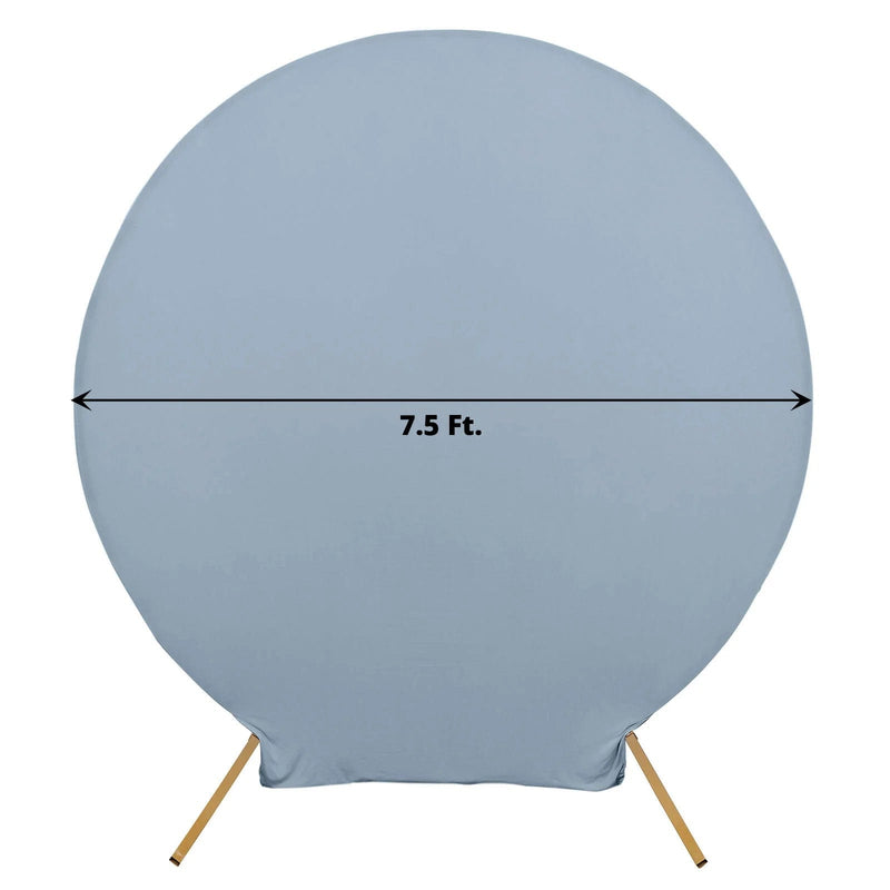 7.5 ft Fitted Spandex Round Backdrop Stand Cover Wedding Decorations