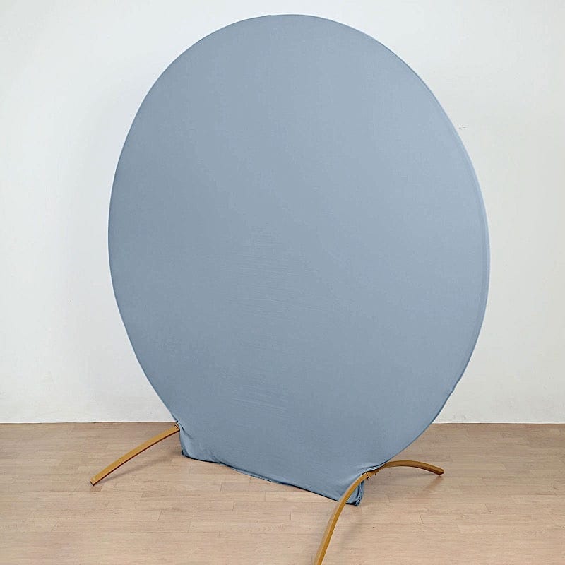 7.5 ft Fitted Spandex Round Backdrop Stand Cover Wedding Decorations