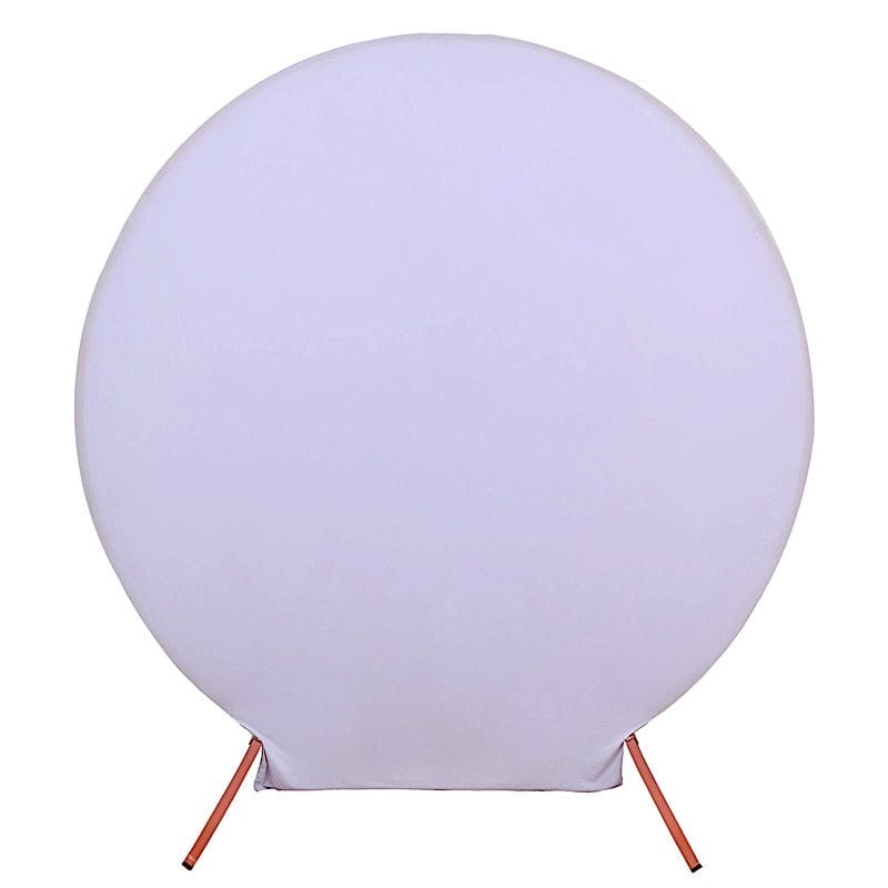 7.5 ft Fitted Spandex Round Backdrop Stand Cover Wedding Decorations