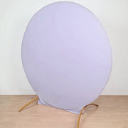 7.5 ft Fitted Spandex Round Backdrop Stand Cover Wedding Decorations