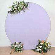 7.5 ft Fitted Spandex Round Backdrop Stand Cover Wedding Decorations