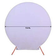 7.5 ft Fitted Spandex Round Backdrop Stand Cover Wedding Decorations