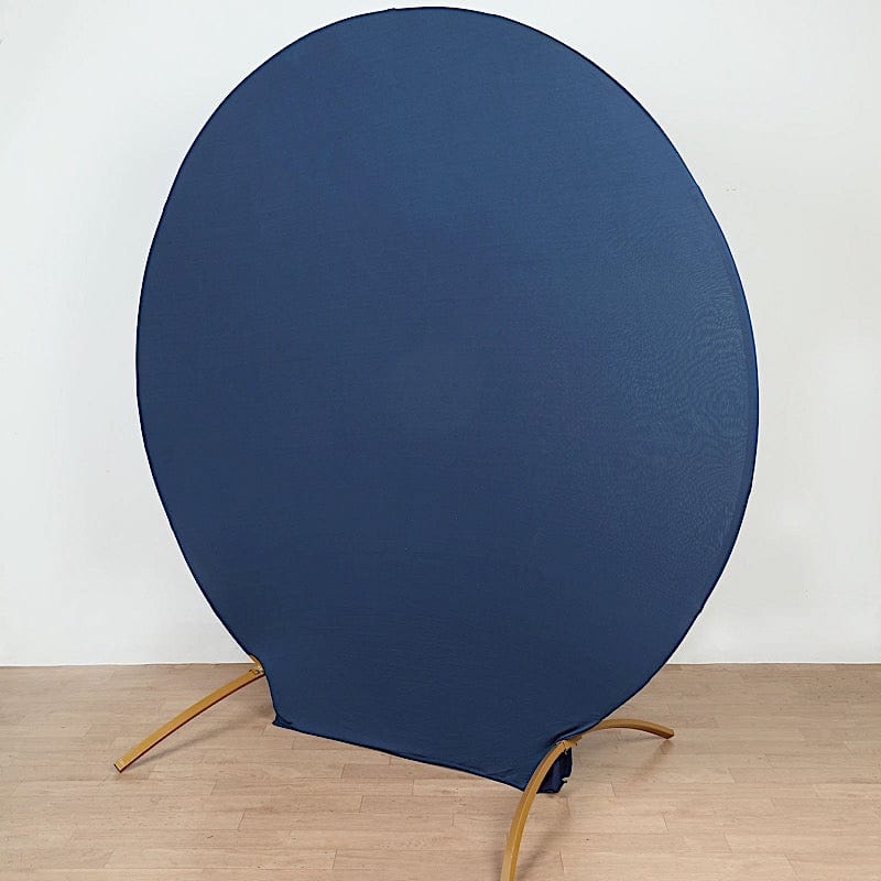 7.5 ft Fitted Spandex Round Backdrop Stand Cover Wedding Decorations