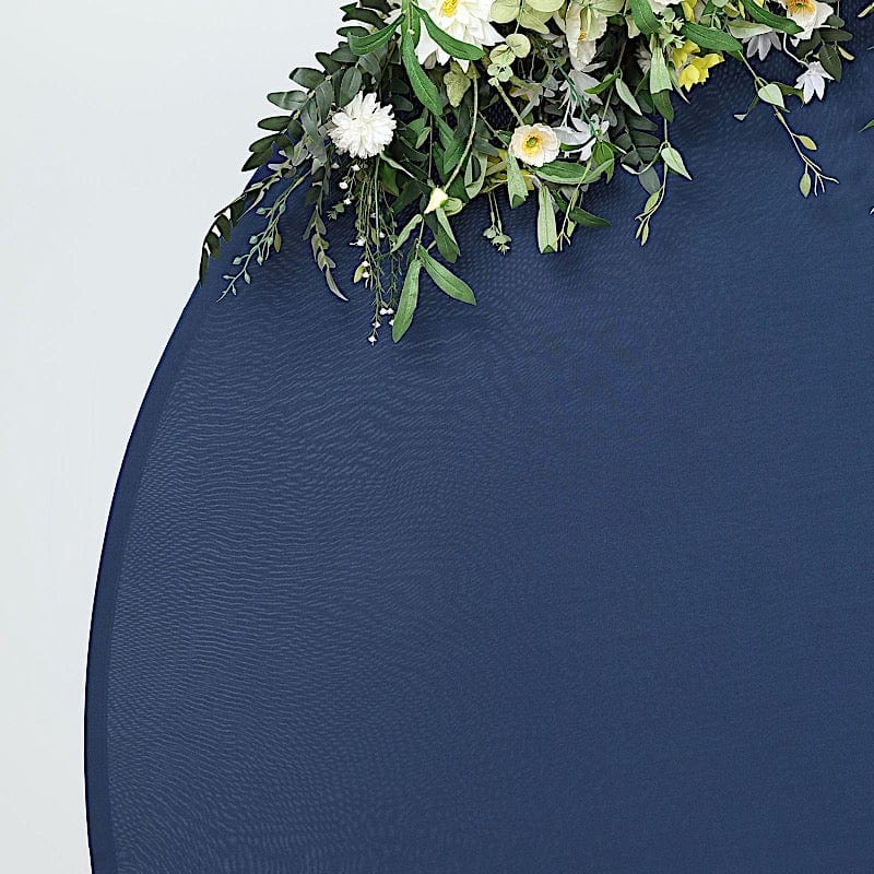 7.5 ft Fitted Spandex Round Backdrop Stand Cover Wedding Decorations