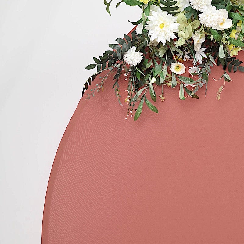 7.5 ft Fitted Spandex Round Backdrop Stand Cover Wedding Decorations