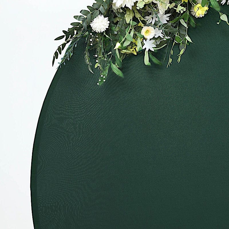 7.5 ft Fitted Spandex Round Backdrop Stand Cover Wedding Decorations