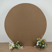 7.5 ft Fitted Spandex Round Backdrop Stand Cover Wedding Decorations