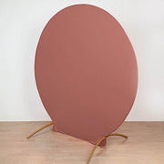 7.5 ft Fitted Spandex Round Backdrop Stand Cover Wedding Decorations