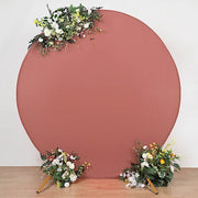 7.5 ft Fitted Spandex Round Backdrop Stand Cover Wedding Decorations