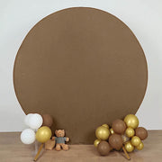 7.5 ft Fitted Spandex Round Backdrop Stand Cover Wedding Decorations