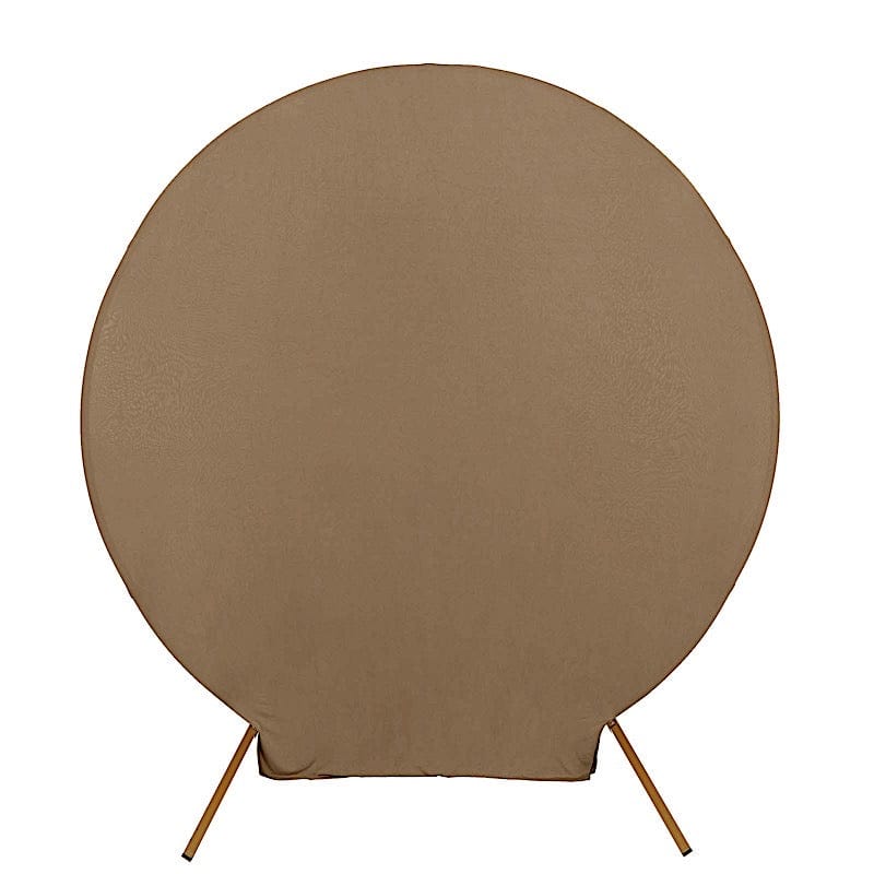7.5 ft Fitted Spandex Round Backdrop Stand Cover Wedding Decorations