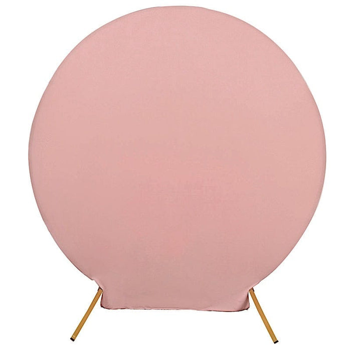 7.5 ft Fitted Spandex Round Backdrop Stand Cover Wedding Decorations BKDP_STNDCIR1_SPX_080