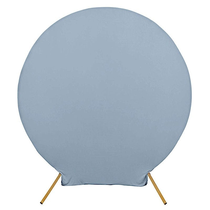 7.5 ft Fitted Spandex Round Backdrop Stand Cover Wedding Decorations BKDP_STNDCIR1_SPX_086