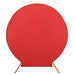 7.5 ft Fitted Spandex Round Backdrop Stand Cover Wedding Decorations BKDP_STNDCIR1_SPX_RED